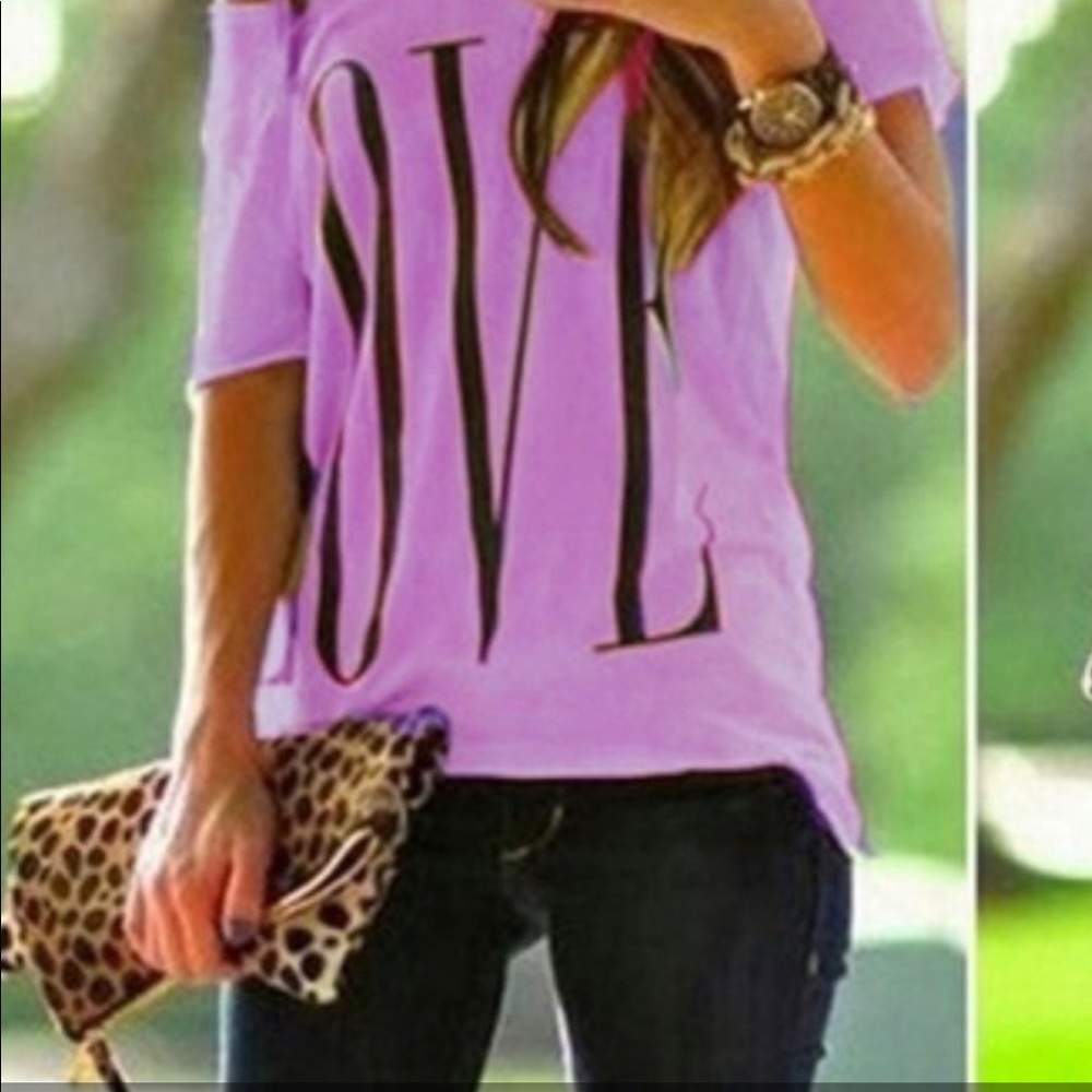 Purple off shoulder tank